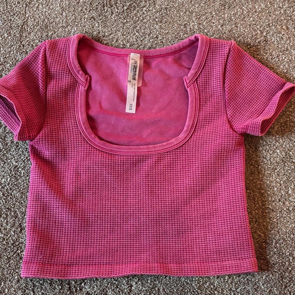 Urban Outfitters Magenta Crop Top